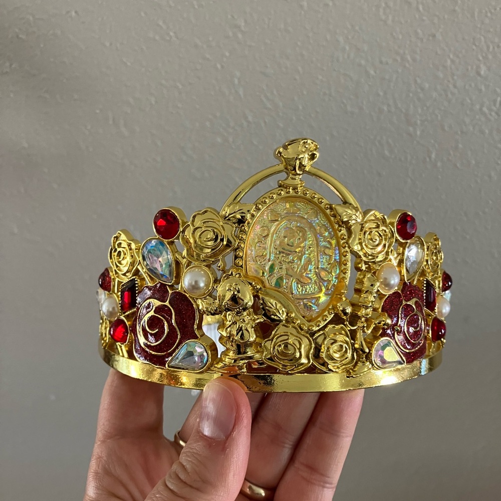 Disney Beauty and the Beast Metal Gem Tiara (imperfect)